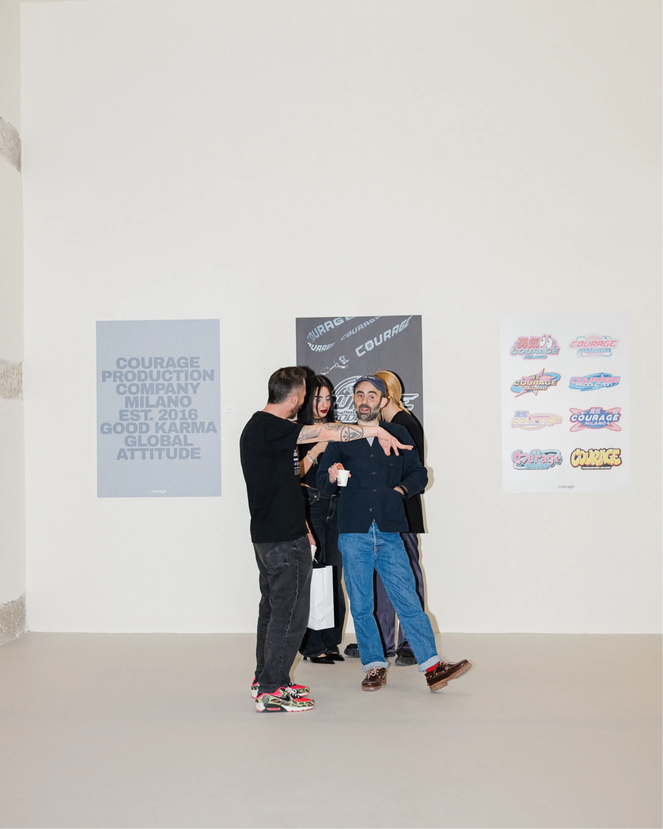 Courage Milano exhibition at Spazio Sannio — print 07